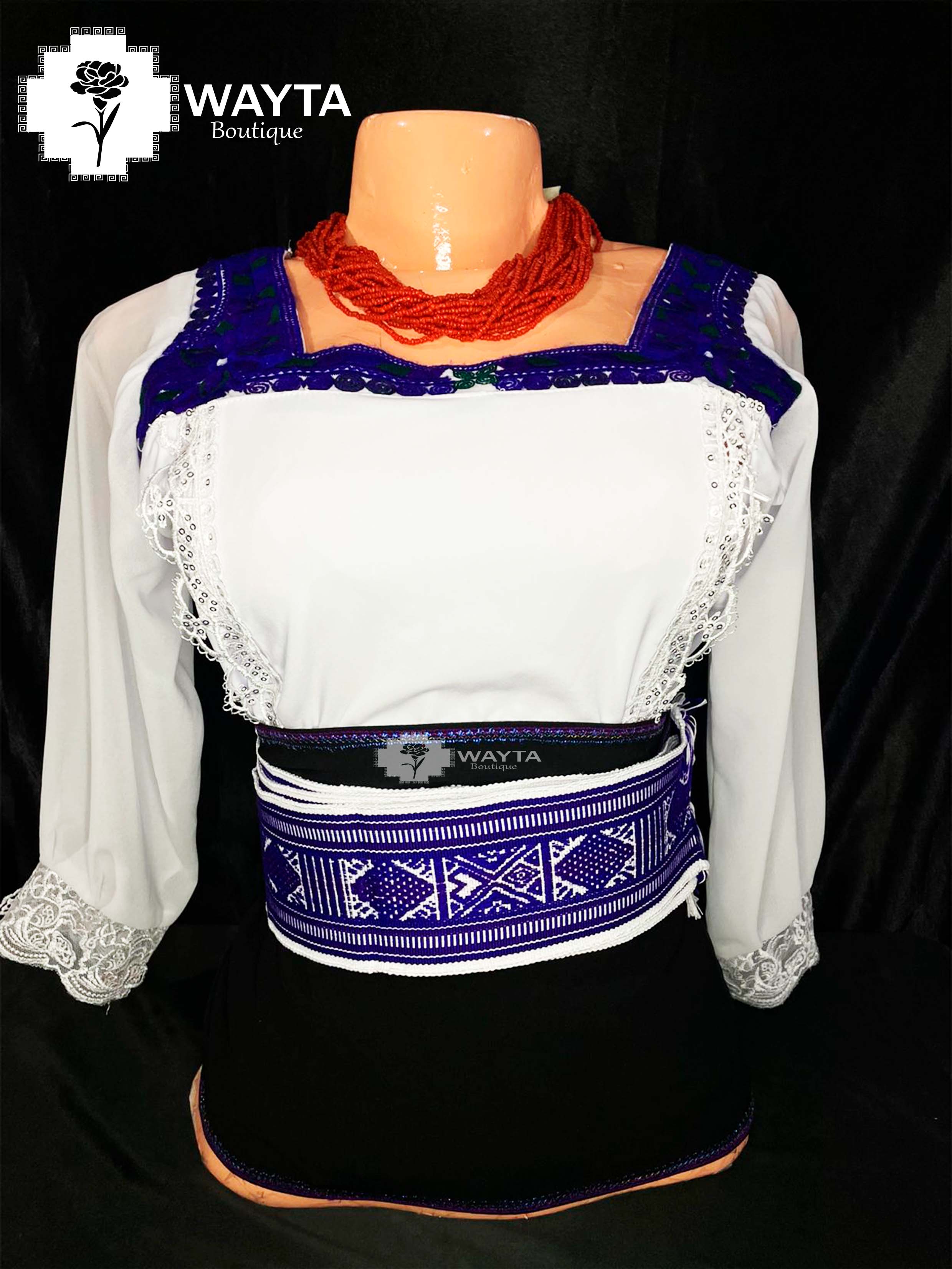 BLUSA - Bordado a máquina blusa de lactancia cómoda y práctica
